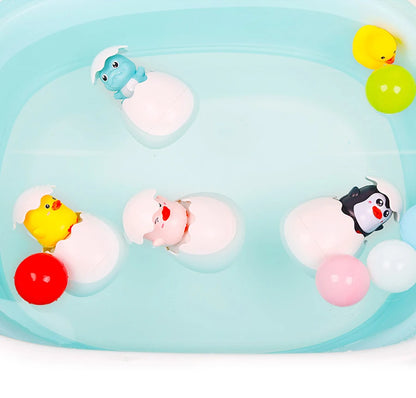 Kids Bath Toys Baby Cute Duck Penguin Egg Water Spray Sprinkler Bathroom Sprinkling Toy Beach Shower Swimming Toddler Toys Gift