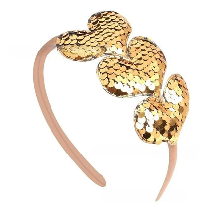 Colorful Heart-shaped Baby Headband Simple Fashionable Girl Hair Accessories