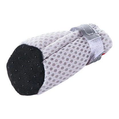 Safe Anti-slip with Reflective Stripe Hot Pavement Mesh for Poodle Yorkshire Pet Supplies Dog Shoes Pet Rain Boots Dog Boots