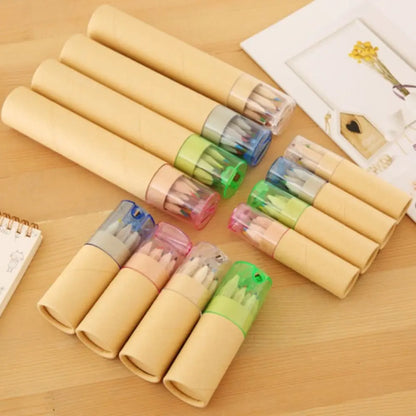Creativity Crayon Student Pencil 12 Color Student Stationery Drawing Pencil Drawing Art Portable Painting Pencil