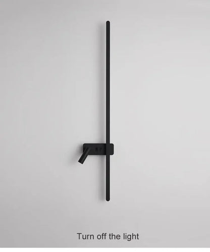 Modern Simple Long LED Wall Lamp Creative Rotatable Spotlights Living Room Bedroom Bedside Lighting Background Wall Home Decor