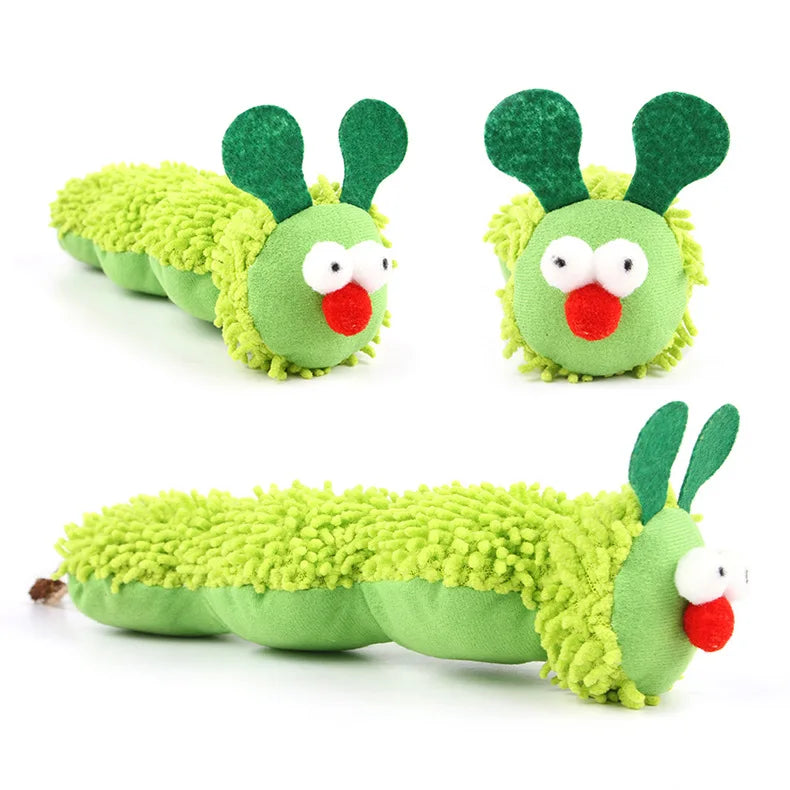 고양이 장난감 Pet Supplies Caterpillar Shaped Plush Cat Toy Contains Catnip Self Pleasure Boredom Relief Cat Toys Interactive