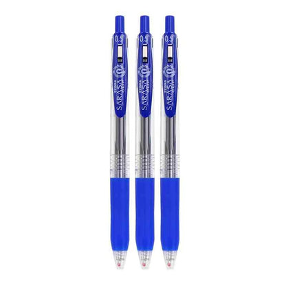 Zebra Sarasa Clip 0.5mm Black Blue Red Retractable Gel Pens Ballpoint for Writing Office Accessory School Supplies Stationery