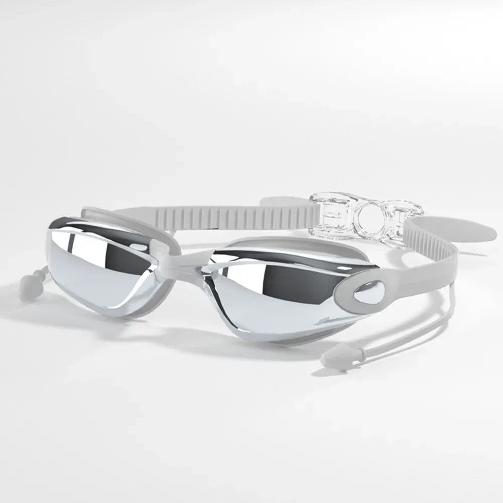 Creative HD Summer Swimming Goggles Anti Fog Waterproof Swim Eyewear Adjustable Silicone Diving Swim Glasses Men Women