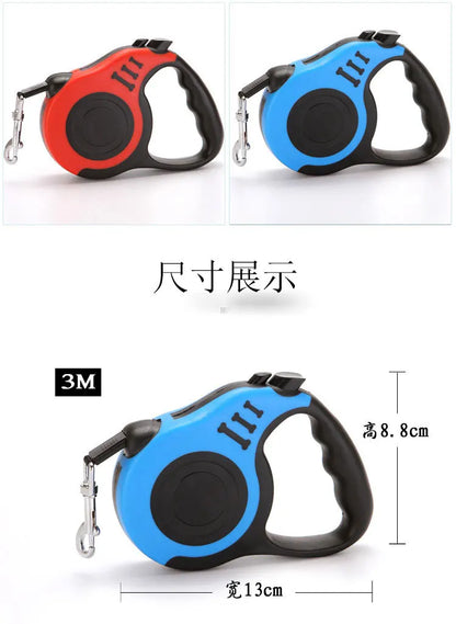 2022 new hot sale 5m pet traction rope automatic retractable tractor dog chain cat traction belt pet supplies my traction ropes