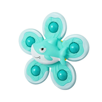 Catoon Bath Toys 6-12-18 Months Baby Toy Suction Cup Spinner Toys for Boys Girls 1 2 3 Years Sensory Toys for Toddler Kids Gift