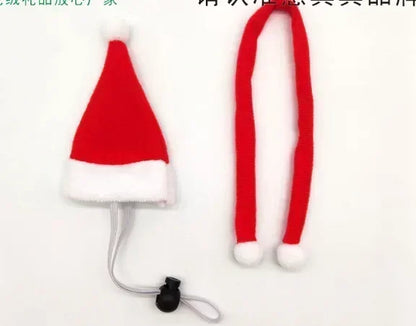 Hamster Christmas Costume Guinea Pig Mini Pet Supplies Hats Scarves Headwear Dragon Cat Rabbit Accessories Pet Clothing