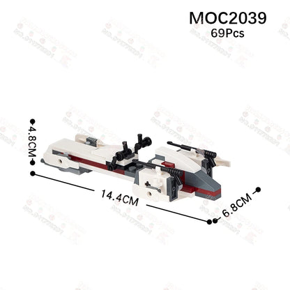 Sci-Fi Movie Series Droid Building Blocks Creative Mini Collector Turret Robot Annihilator Robot Model Bricks Toys For Kids Gift