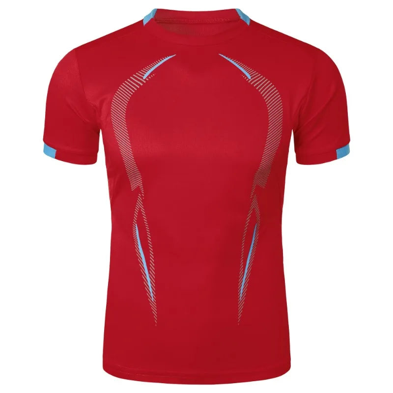 Summer Gym Breathable T Shirt Men Quick Drying Jogging Tops Men Lightweight Training Tees Fitness Tops Running Sweatwear