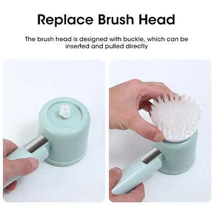 2025 Cordless Electric Spin Scrubber - 5 Brush Heads, IPX7 Waterproof, Rechargeable Bathroom Cleaner for Tile/Shower/Grout