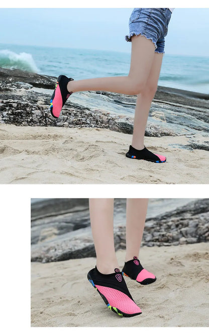 Men Women Aqua Shoes Sneakers Quick Dry Swimming Footwear Unisex Outdoor Breathable Upstream Beach Shoes 35-45#