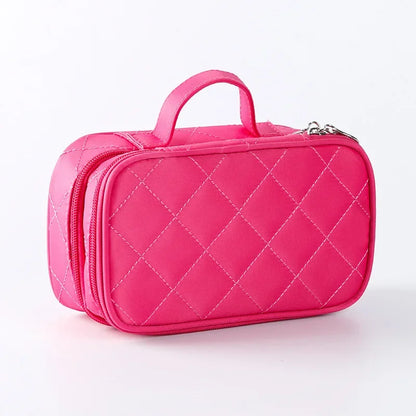 Women's cosmetic bag Double layer Waterproof makeup bag travel essentials organizer large capacity Multifunction toiletry bag