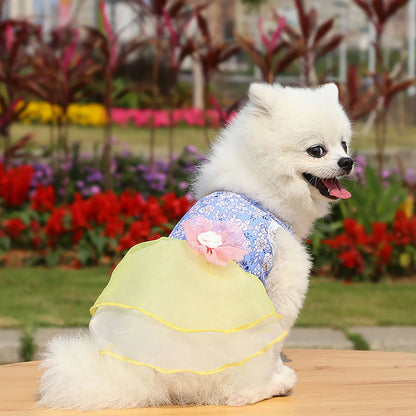 Pet Dresses Spring And Summer Pet Cothes Spring And Summer Cute Pet Supplies Dresses Rose Dress Dog Clothes Ropa Para Perros