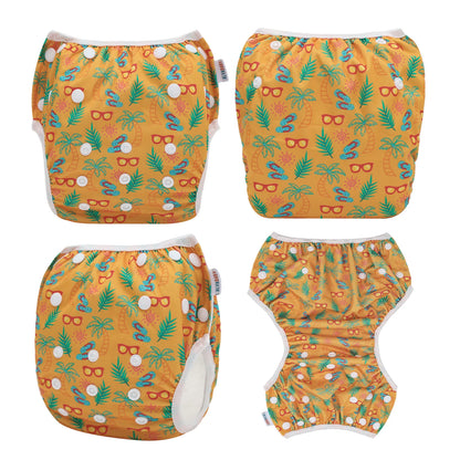 U PICK ALVABABY Swim Nappy Suitable for Swim Classes Fashion Design Reusable Swim Diaper for Baby Under 8 Months