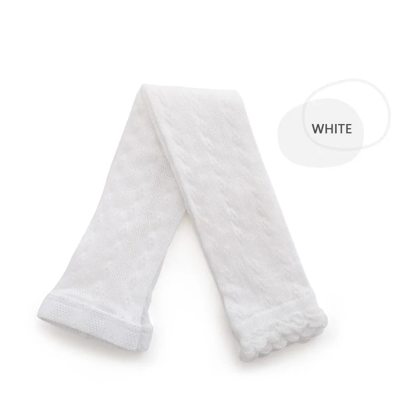Summer Girls Pants Mesh Thin Baby Lace Pantyhose Outside Wear Summer Baby Stockingds Anti-Mosquito Kids Leggings For Girls