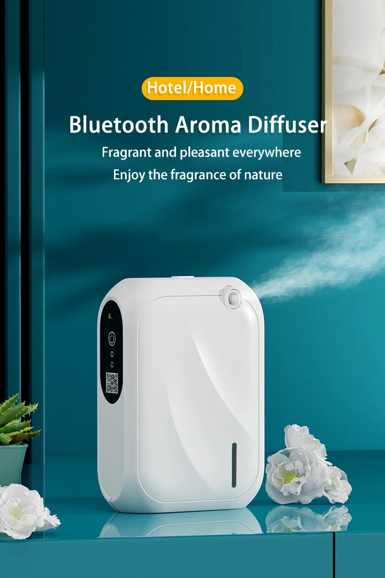 Scent Machine Wall Mounted Professional Aroma Diffuser Bluetooth Smell Distributor Electric Smell for Home Fragrance Diffuser
