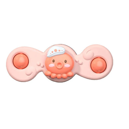 Catoon Bath Toys 6-12-18 Months Baby Toy Suction Cup Spinner Toys for Boys Girls 1 2 3 Years Sensory Toys for Toddler Kids Gift