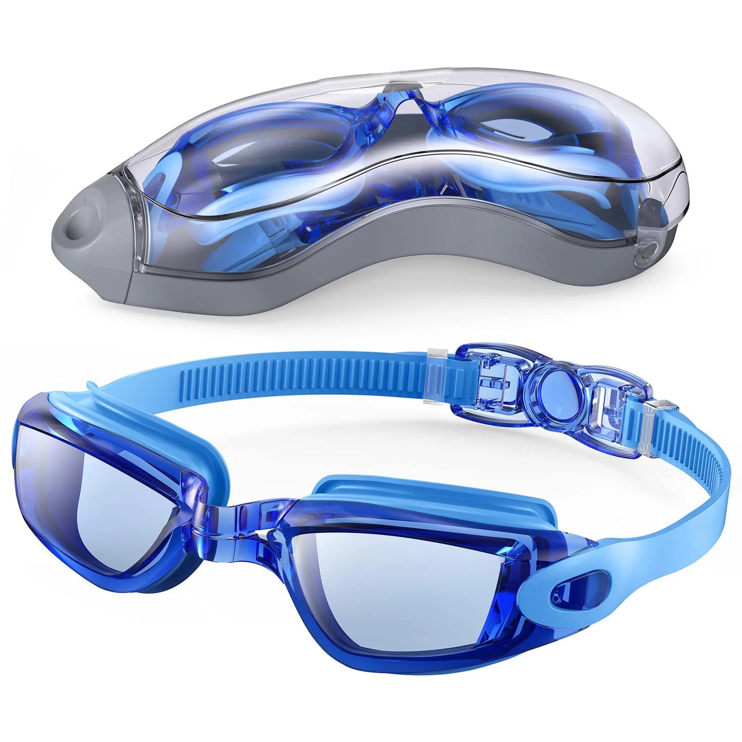 Swimming Goggles Professional Waterproof Swim Eyewear Glasses Anti-fog 100% UV Protection No Leaking For Adult Men Women Youth