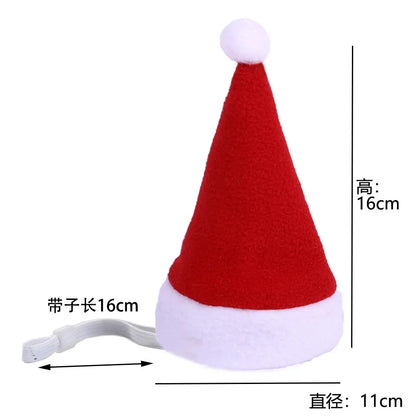 Pet Cat Dog Christmas Hat Cap Puppy Dog Accessories for Small Dogs Costume Dog Caps for Cats Costumes Pet Supplies 강아지 크리스마스