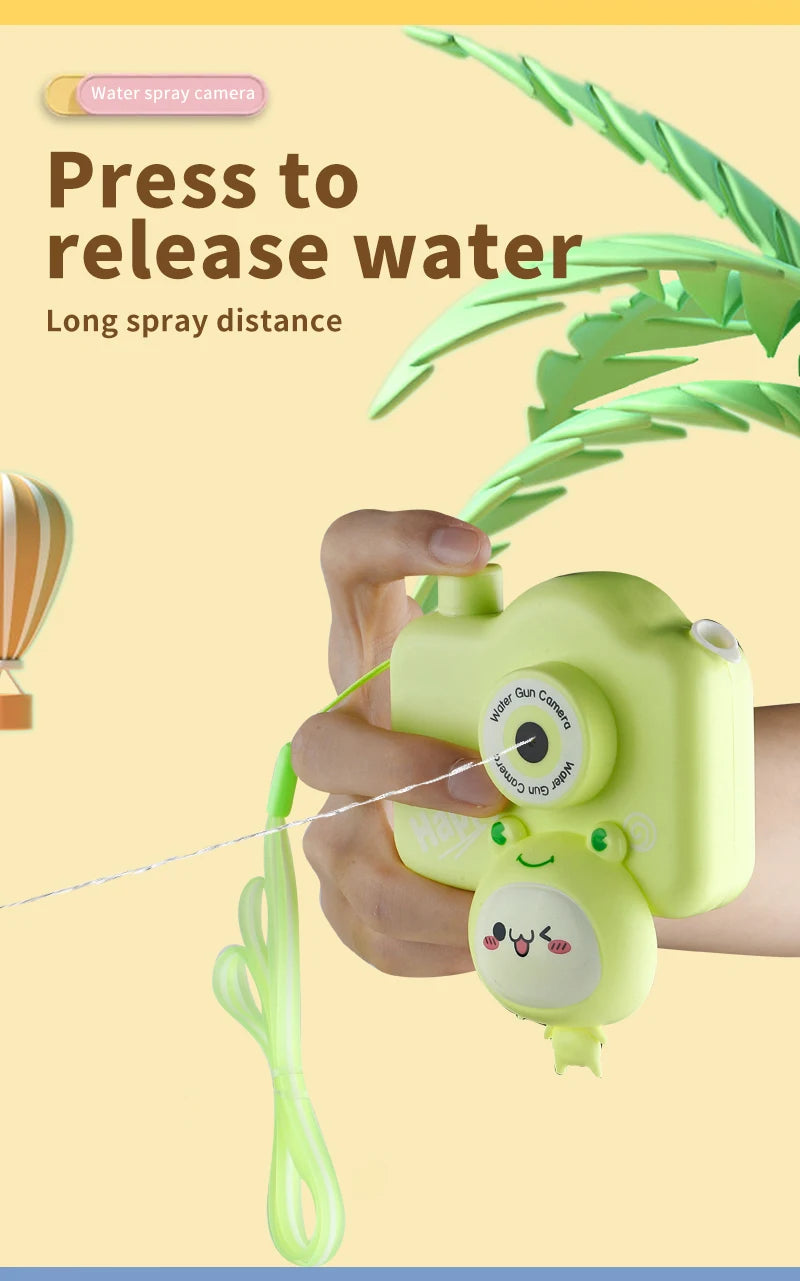 Water Gun Summer Toys for Kids camera toys Cartoon Water Gun Outdoor Game Summer Toys Sport Party Toys Gifts