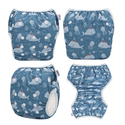 U PICK ALVABABY Swim Nappy Suitable for Swim Classes Fashion Design Reusable Swim Diaper for Baby Under 8 Months