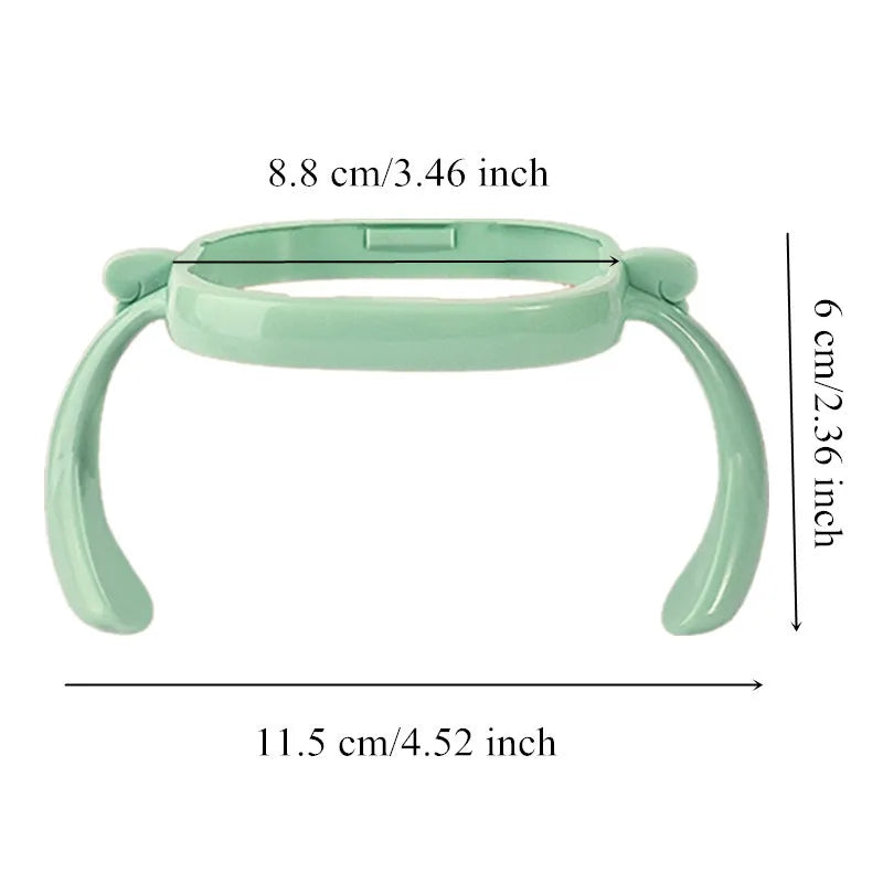 BPA Free Classic Newborn Bottle Grip Handle Compatible Silicone Handles for Hegen Bottle Size Baby Feeding Bottle Accessories