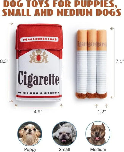 Dog Toy Funny Interactive Plush Dog Toys Creatives Cigarette Design Giggling Chewing Toys for Dog The Perfect Pet Gift for Plays