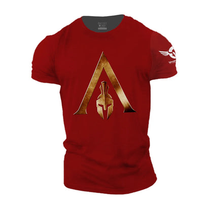 2023 Super New Spartan Warrior Fitness Sports 3D Printed T-shirt Unisex Short Sleeve Breathable Outdoor Casual Street Top 6XL