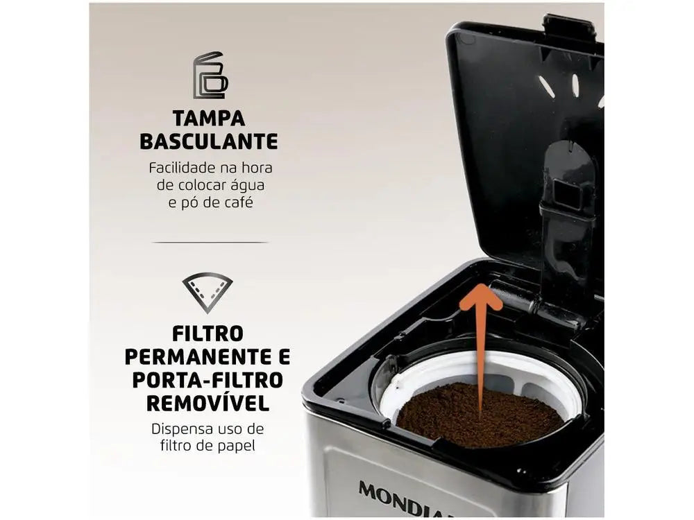 Mondial Dolce Arome Digital Electric Coffee Machine-220V