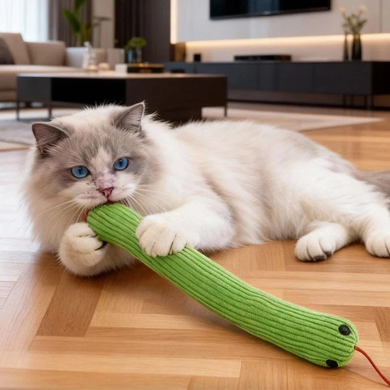 Hot sale Dog Toy Snake Interactive Toy Kitten  Kick Toy Interactive Pet Toy for Indoor Cats 16.5 Inches Pet Supplies