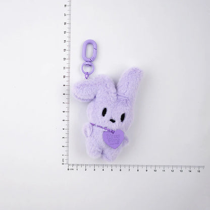 Kawaii Cartoon Rabbit Cute Plush Toys Doll Keychain Creative Backpack Pendant Decoration Kids Children Girls Boys Gifts