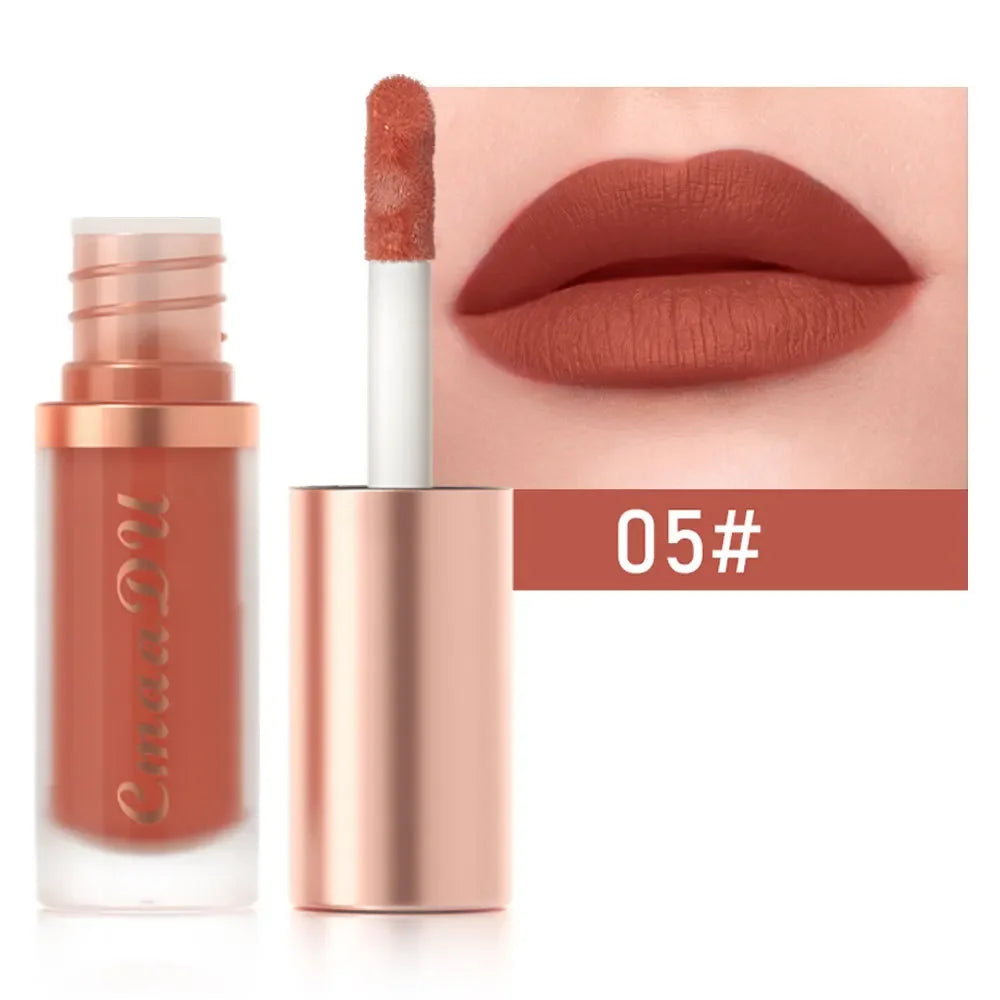 CmaaDu 12Color Long-Lasting Lip Sense Color Makeup Waterproof  Lipsticks Matte Velvet Lip Gloss