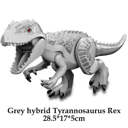 Great Value!!! Mosasaurus Jurassic World Park Dinosaurs Rex Indoraptor Triceratops Indominus Building Block Toys Dinosaur Gift
