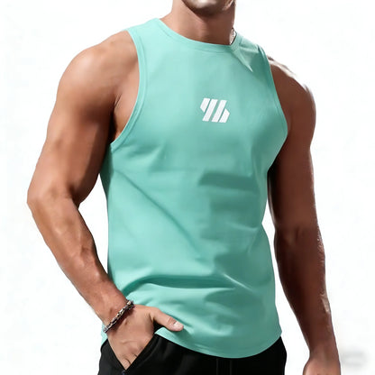 Men Sport Vest Summer Quick Dry Training Tanktop Workout Gym Singlets Man Fitness Tops Sleeveless Shirt Tee Running Tank Top Men