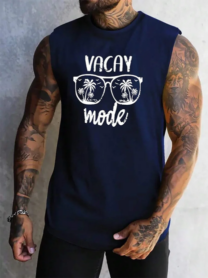 Summer Daily Casual Men's Tank Top Urban Street Fashion Men's Tank Top Outdoor Sport Men's Sleeveless T-shirt 3D Printing