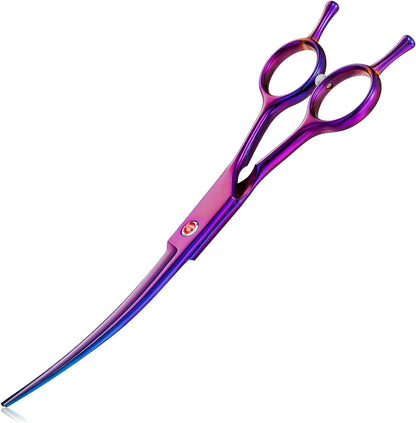 Pet Grooming Scissors Dog Hair Tool Set Professional Trimming Scissors Bent Scissors Teddy Haircutting Scissors Pet Supplies