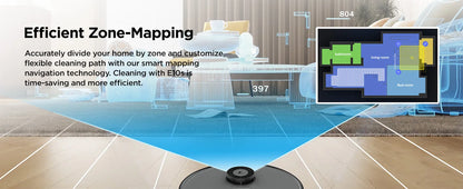 Eureka E10s Robot Vacuum with Bagless Self Emptying Station, Robotic Vacuum of 45-Day Capacity, 4000Pa Suction