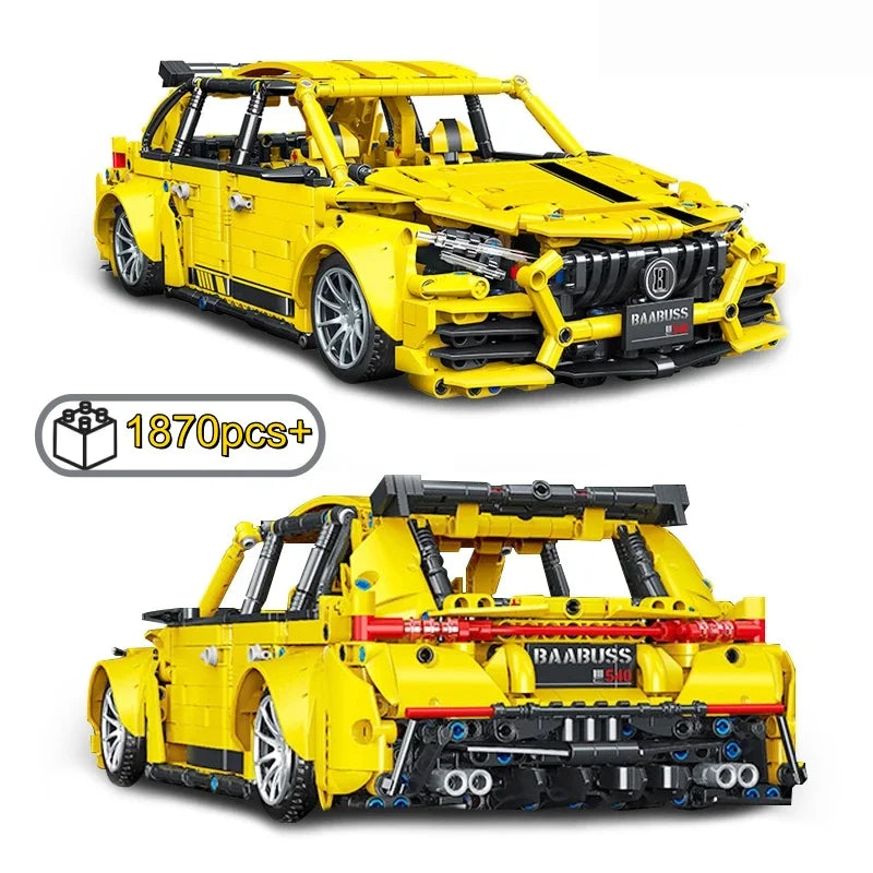 NEW Technical Speed Racing Car Model Building Blocks , MOC Assemble , Sports Car , Desktop Decor Collectible Gift for Car Lovers