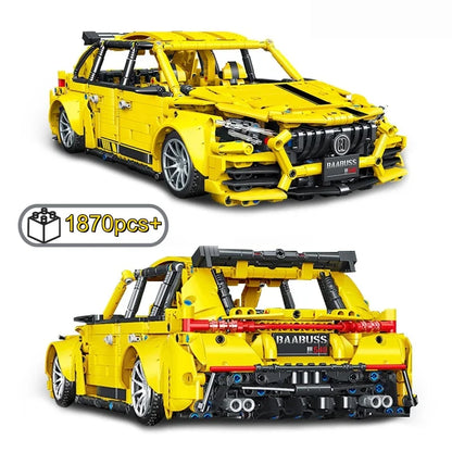 NEW Technical Speed Racing Car Model Building Blocks , MOC Assemble , Sports Car , Desktop Decor Collectible Gift for Car Lovers