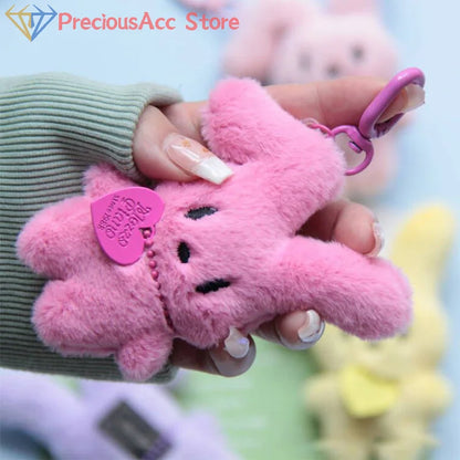 Kawaii Cartoon Rabbit Cute Plush Toys Doll Keychain Creative Backpack Pendant Decoration Kids Children Girls Boys Gifts