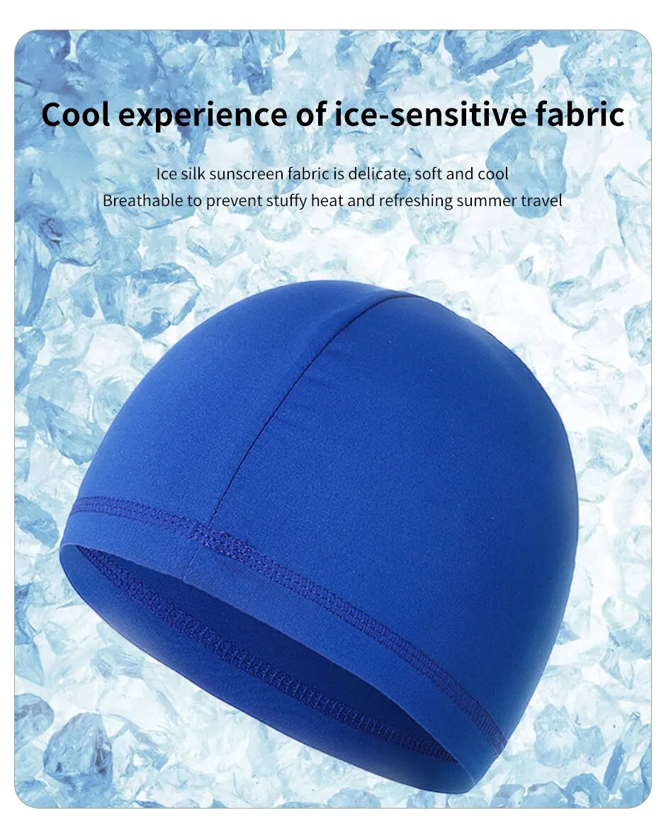 2 Pcs Cooling Skull Cap Helmet Liner Cycling Cap Cooling Cap Sports Helmet Cap for Men Women Running Skiing Hat