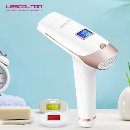 Lescolton Laser Epilator 2in1 Hair Removal Rejuvenation Replaceable Lamp for Women Men T009i Painless Bikini Trimmer Skin Care