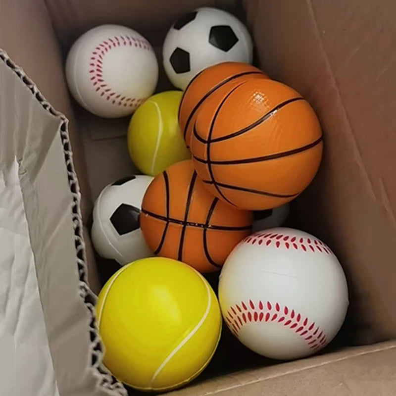 Stress Balls Bulk Soft Sponge Squeeze Fidget Toys For Kids Boys Girls Adults Anxiety Relief Relaxing Gadgets Party Favors Gifts