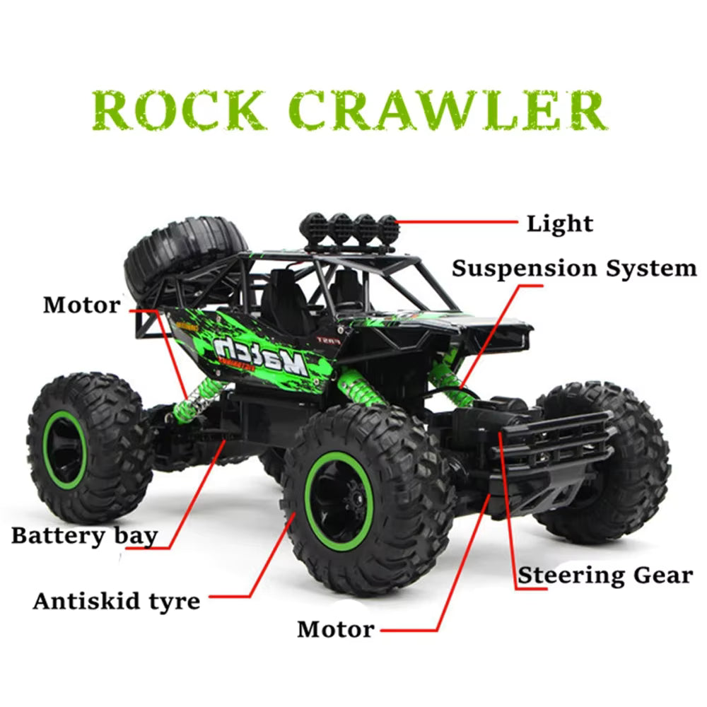 1:12 / 1:16 4WD RC Car 2.4G Radio Control Car Buggy Off-Road Remote Control Cars Trucks Boys Toys for Children