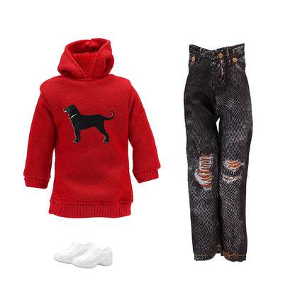 Doll Clothes Ken Doll Clothes Hoodie Sportswear Shirt Coat Outfit Set Doll Accessories Dressing Up Children's Toys,Girls Gift