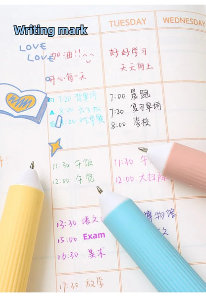Languo 120 Color Ballpoint Pen 0.8mm Cartoon Soft Grip Press Multicolor Writing Pen for Drawing Overlay School Office Supplies