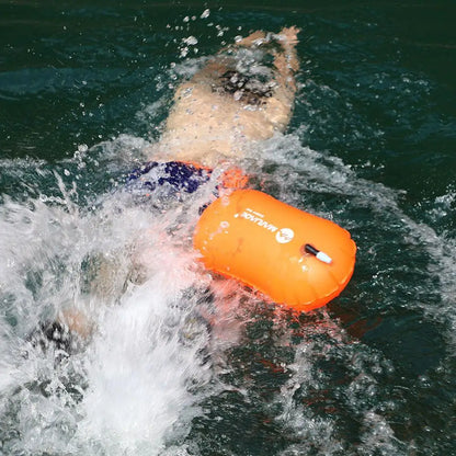 3 colors Swimming Float Bag Thickened Buoy Anti Drowning Drifting Ball Swimming Bunch Canoe Storage Drifting Bag