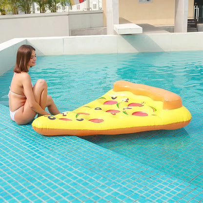 Hot Giant Pizza Swimming Pool Floating Inflatable Mattress Swimming Ring Circle Island Cool Water Party Pool Toy Pool Float