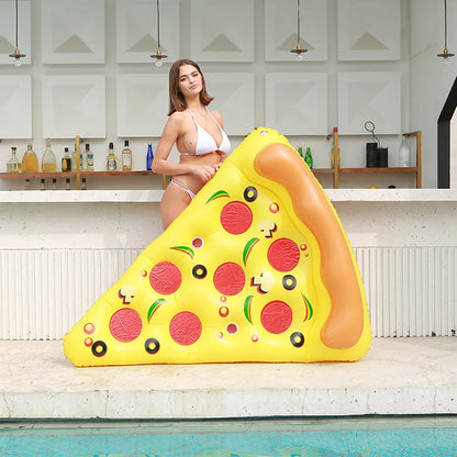 Hot Giant Pizza Swimming Pool Floating Inflatable Mattress Swimming Ring Circle Island Cool Water Party Pool Toy Pool Float