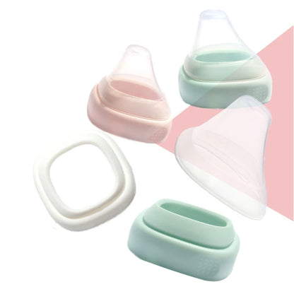 BPA Free Classic Newborn Bottle Grip Handle Compatible Silicone Handles for Hegen Bottle Size Baby Feeding Bottle Accessories